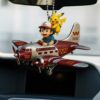 Dragon Ball Z Goku Los Angeles Rams NFL Airplane Car Ornament Dragon Ball Z Goku Los Angeles Rams NFL Airplane Car Ornament