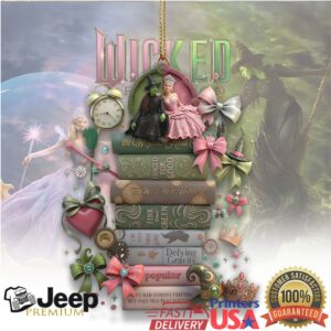 Wicked Musical Themed Christmas Ornament