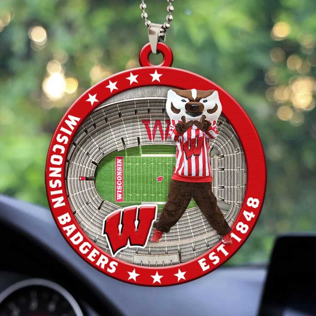 Wisconsin Badgers Bucky Badger 3D Stadium Ornament Wisconsin Badgers Bucky Badger 3D Stadium Ornament