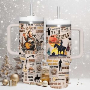 Zach Bryan Quittin’ Time Tour 2024 Tumbler