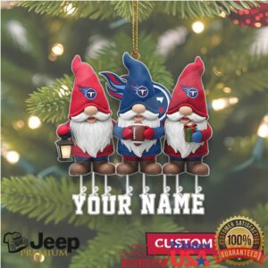 ennessee Titans Gnome Squad Custom Ornament