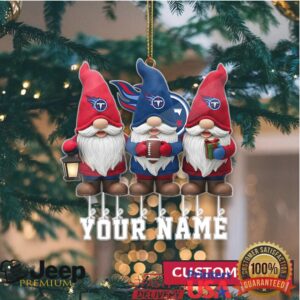 ennessee Titans Gnome Squad Custom Ornament