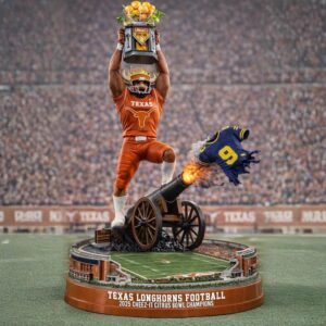 Texas Longhorns 2025 Cheez It Citrus Bowl Champions Commemorative Ornament