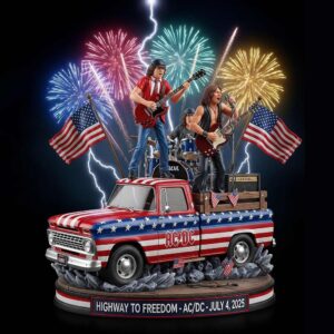 ACDC Highway to Freedom Fourth of July Commemorative Figurine