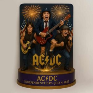 ACDC Independence Day July 4, 2025 Commemorative Desktop Ornament