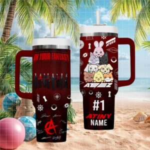 ATEEZ “In Your Fantasy” World Tour 2025 & Aniteez Characters Tumbler