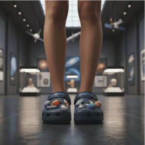 Astronaut Adventure Slides Galactic Jibbitz Crocs