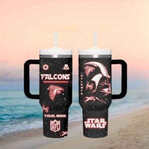 Atlanta Falcons Star Wars Darth Vader Personalized Tumbler