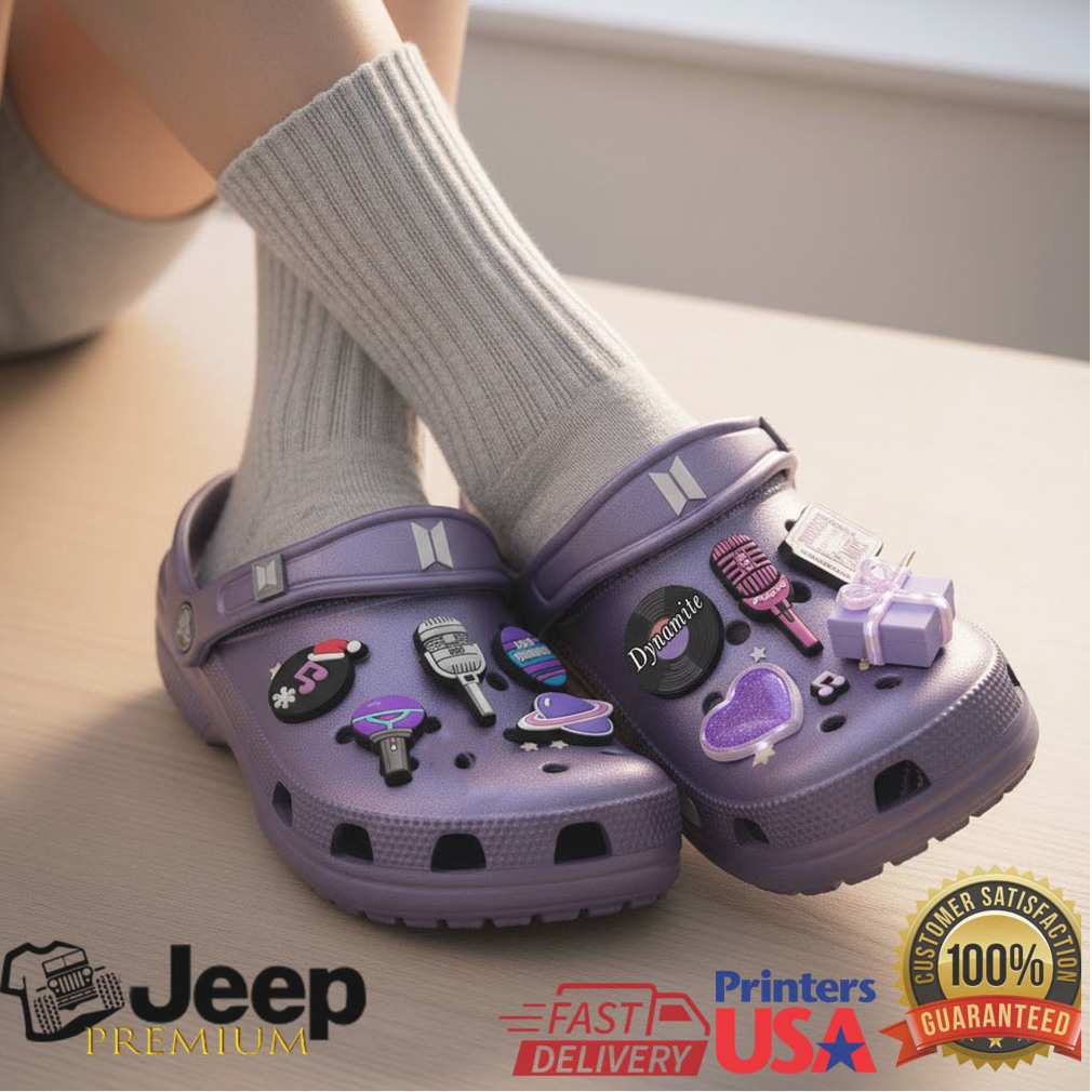 BTS Christmas Galaxy Crocs BTS Christmas Galaxy Crocs