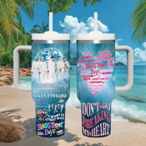 Backstreet Boys “Into the Millennium” Tour Tribute 40oz Tumbler with Handle