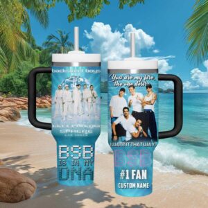 Backstreet Boys Millennium Las Vegas #1 Fan Custom Name 40oz Tumbler