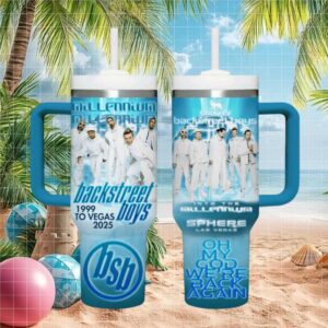 Backstreet Boys Millennium Tour 2025 Las Vegas Sphere 40oz Tumbler