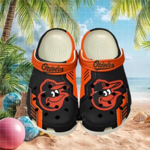 Baltimore Orioles Mlb Clog Black Orange