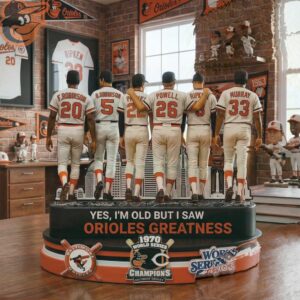 Baltimore Orioles Orioles Greatness World Series Champions Figurine Ornament Decktop