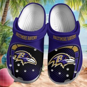 Baltimore Ravens Team Logo Purple Cross