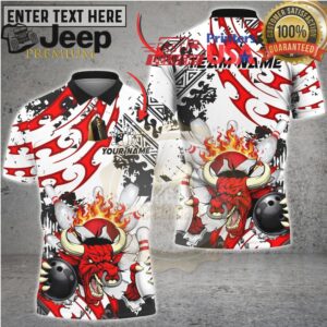 Bowling Shirt Angry Bull Fire Bowling Ball Tribal Art Multioptions Personalized Name, Team Name 3D Shirt Bowling Shirt Angry Bull Fire Bowling Ball Tribal Art Multioptions Personalized Name, Team Name 3D Shirt