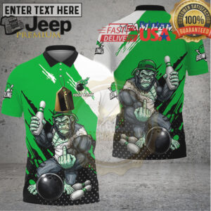 Bowling Shirt Savage Gorilla Street Style Strike Multicolor Options Personalized Name, Team Name 3D Shirt
