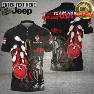 Bowling Shirt Spartan Warrior Fire Strike Multicolor Options Personalized Name, Team Name 3D Shirt Bowling Shirt Spartan Warrior Fire Strike Multicolor Options Personalized Name, Team Name 3D Shirt