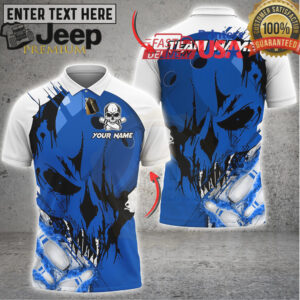 Bowling Skull Flaming Red Ball Strike Multicolor Options Personalized Name, Team Name 3D Shirt