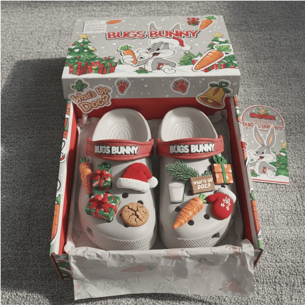 Bugs Bunny & Carrots Christmas Clog Bugs Bunny & Carrots Christmas Clog