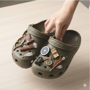 Bullseye Slip Ons Archery Adventure Clogs