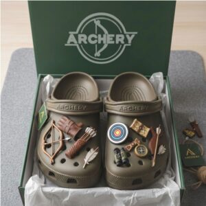 Bullseye Slip Ons Archery Adventure Clogs