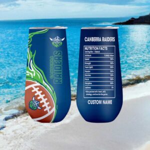 Canberra Raiders Nrl Nutrition Facts Custom Tumbler