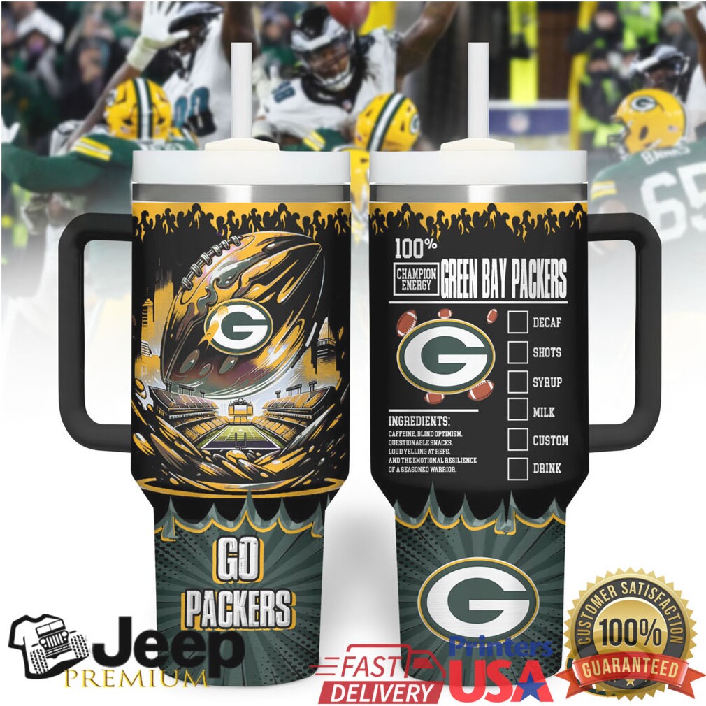 Champion Energy Green Bay Packers Tumbler with Handle Champion Energy Green Bay Packers Tumbler with Handle