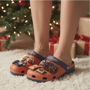 Chicago Bears Classic Crocs with Jibbitz Charms