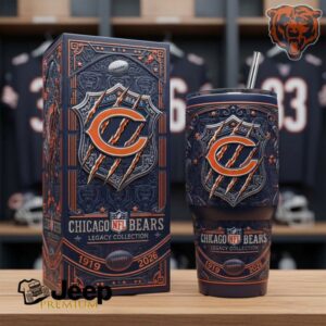 Chicago Bears NFL Legacy Collection 1919 2026 Commemorative Tumbler