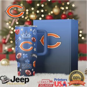 Chicago Bears Travel Tumbler with Handle