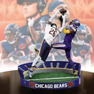 Chicago Bears vs. Minnesota Vikings Rivalry Commemorative Ornament Desktop Display