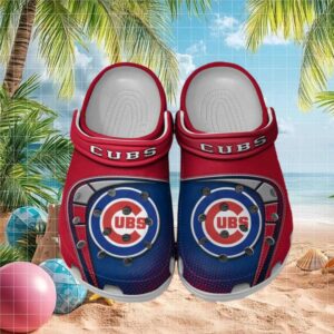 Chicago Cub Mlb Fan Clogs Red Blue