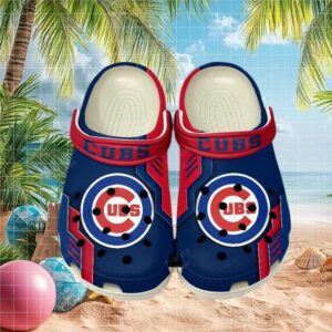 Chicago Cubs Mlb Clog Royal Blue Red