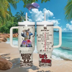 Chris Brown Breezy Bowl XX Stadium World Tour 40oz Tumbler