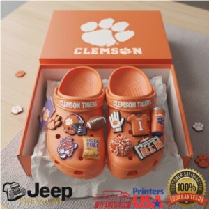 Clemson Tigers Classic Orange Clogs