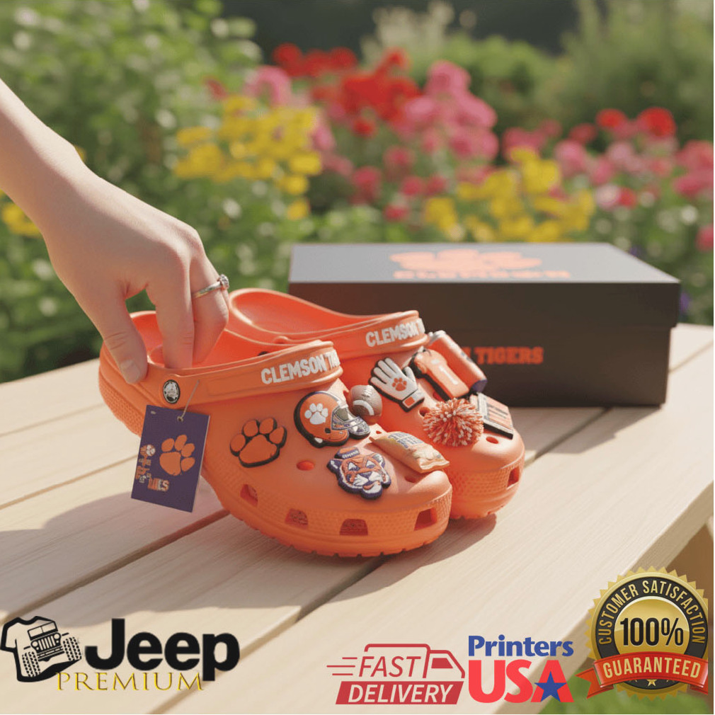 Clemson Tigers Classic Orange Clogs Clemson Tigers Classic Orange Clogs