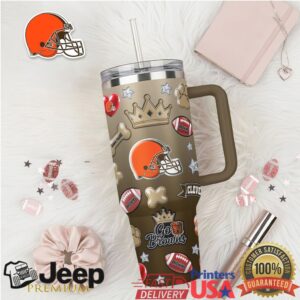Cleveland Browns Colossal Tumbler with Handle and Straw