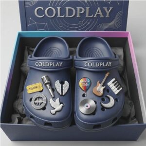 Coldplay 'Yellow' Jibbitz Crocs