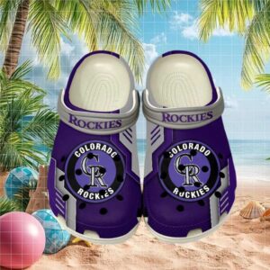 Colorado Rockies Mlb Clogs Purple Team
