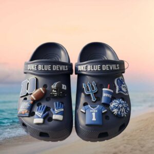 Crocs Classic Duke University Blue Devils Clogs with Team Jibbitz™ Charms