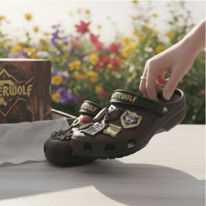 Crocs with Powerwolf Band Collaboration Design