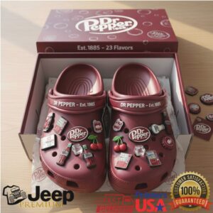 Crocs x Dr Pepper The Original Collaboration