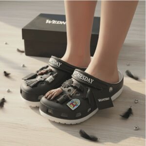 Crocs x Wednesday Addams Collection