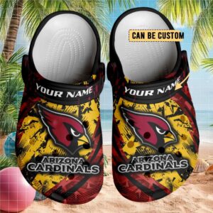 Custom Arizona Cardinals Nfl Clogs Personalized Names