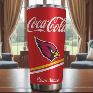 Custom Arizona Cardinals x Coca Cola Fan Gift Tumbler