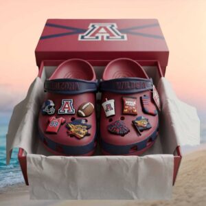 Custom Arizona Wildcats Jibbitz Crocs Set Custom Arizona Wildcats Jibbitz Crocs Set