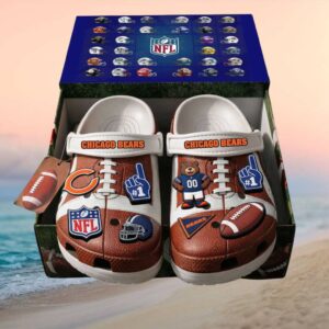 Custom Chicago Bears Football Style Comfort Crocs Custom Chicago Bears Football Style Comfort Crocs