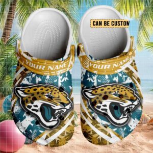 Custom Jacksonville Jaguars Nfl Personalized Clogs
