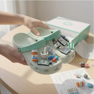 Custom Pharmacy Tech Crocs with Jibbitz